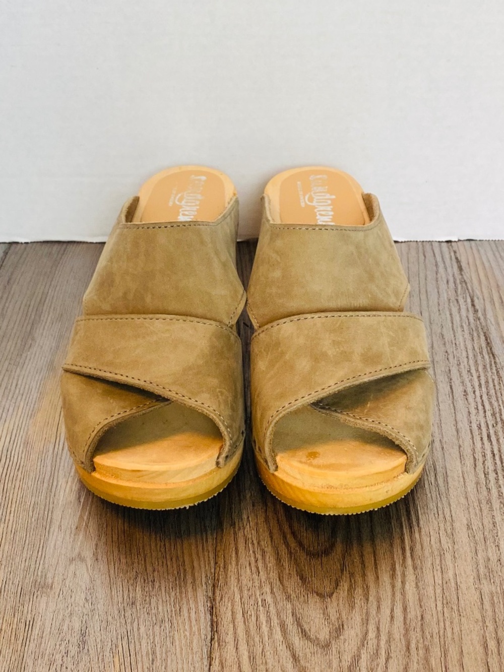 Sandgrens Bali Women Leather Clogs, 9.5 / 40.